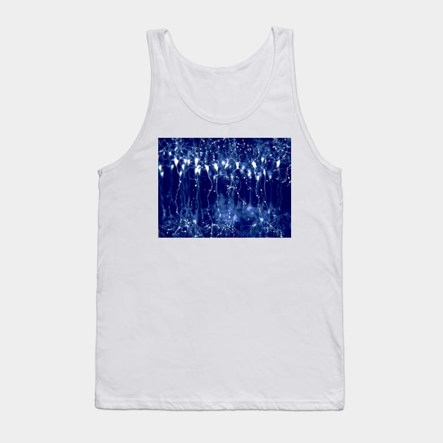 Pyramidal neurons in the cerebral cortex, illustration (F023/0917) Tank Top by SciencePhoto